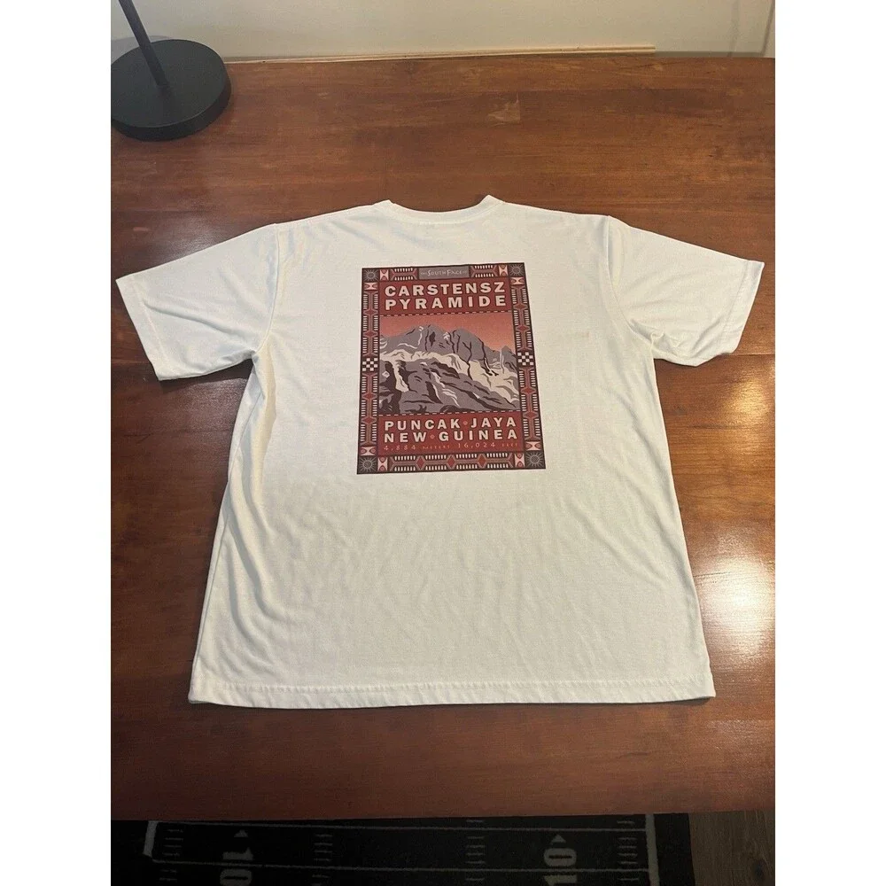 RARE VTG MadeinUSA The North Face Carstensz Pyramids New Guinea Men’s T-Shirt L